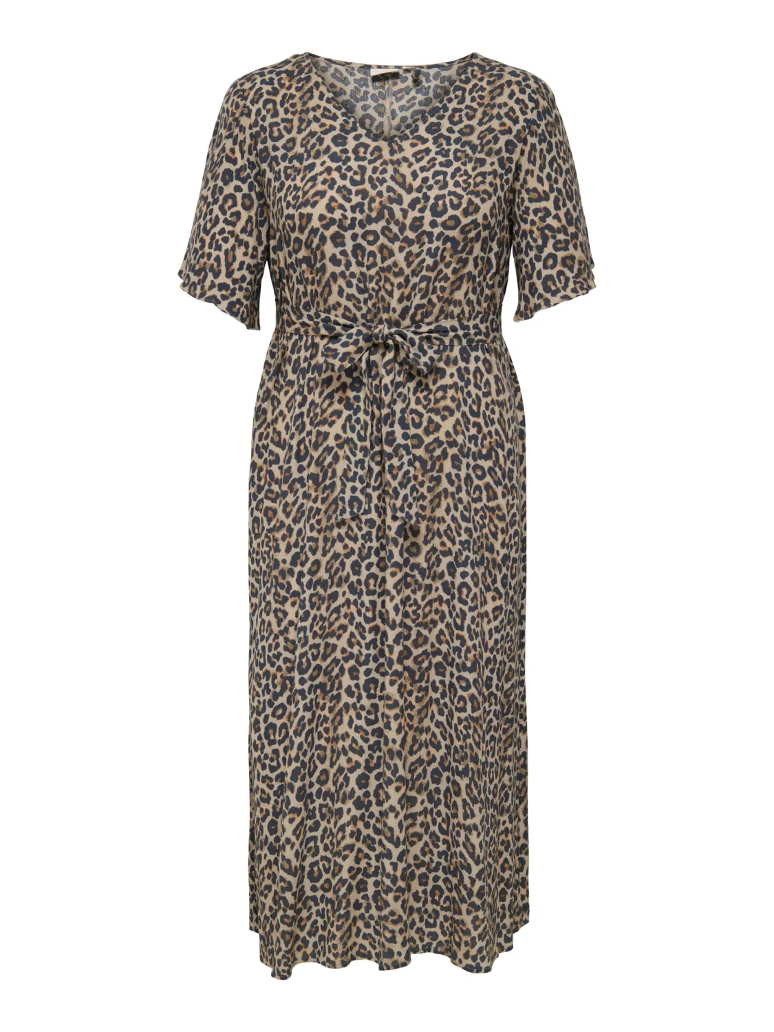 Only Carmakoma Carcikka V-neck long dress leopard