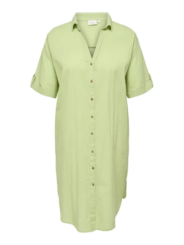 Only Carmakoma Carcoco shirt dress winter pear