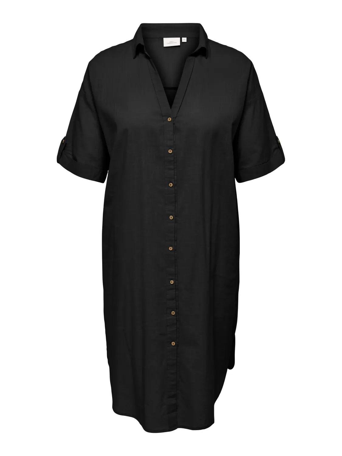 Only Carmakoma Carcoco shirt dress zwart