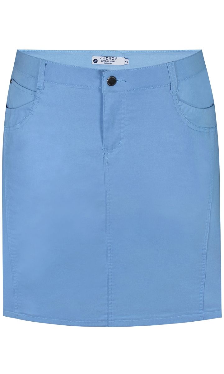 Zhenzi - Boyer - rok met short lichtblauw