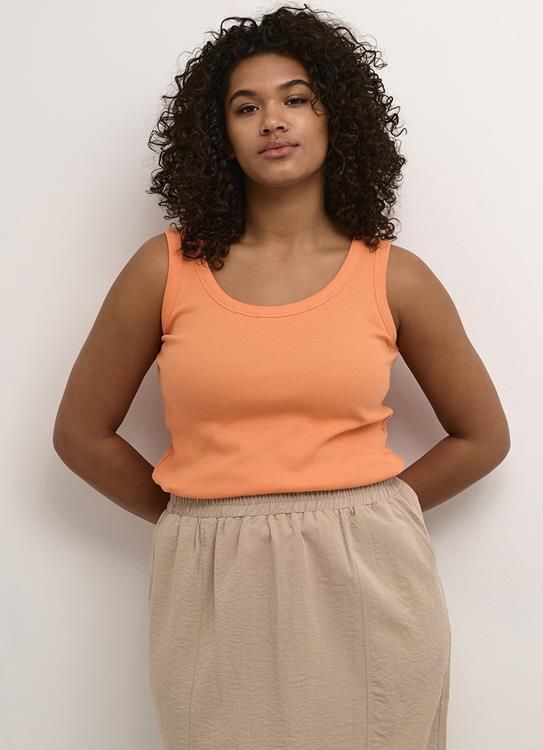 Kaffe Curve - KCcarina tank top - melon