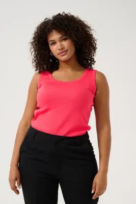 Kaffe Curve - KCcarina tank top - raspberry