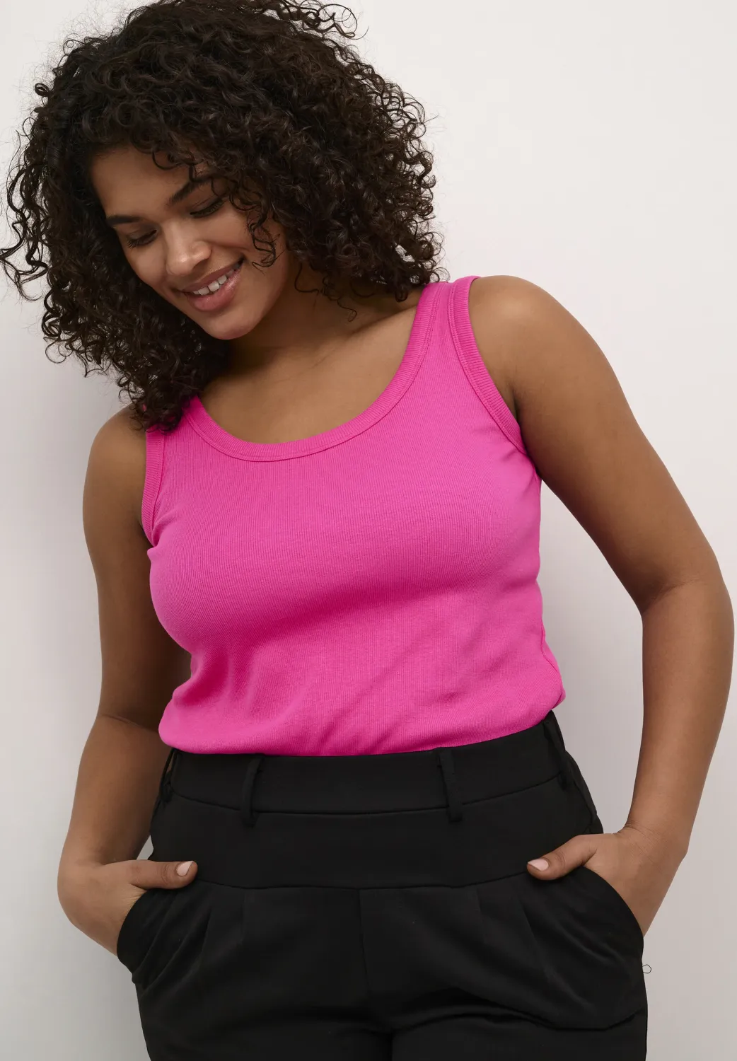 Kaffe Curve - KCcarina Tank Top - rose violet