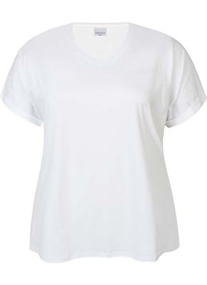 Zhenzi - Alberta t-shirt v-neck - wit