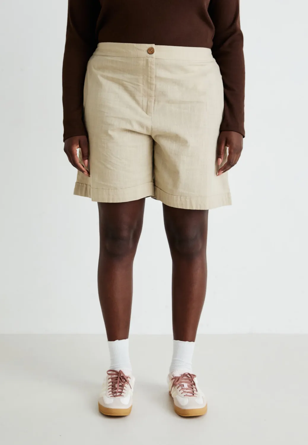 Only Carmakoma - Carcoco shorts - feather gray