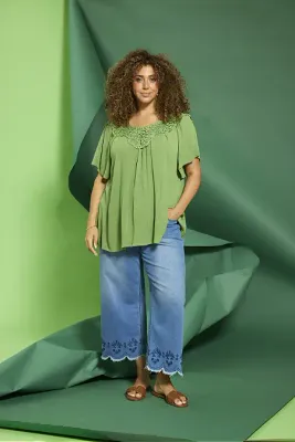 Zhenzi - RUPI jeans - broderie