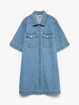 Vero Moda - VMCFENJA - korte jeansjurk