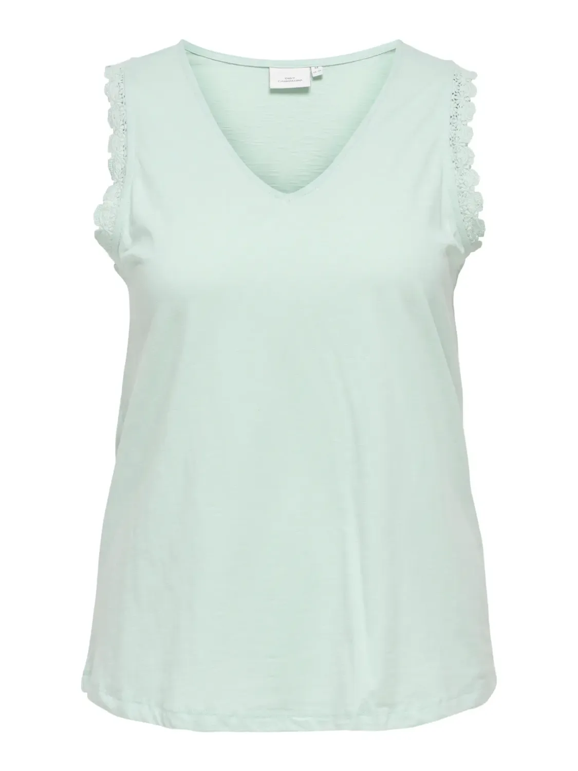 Only Carmakoma - Carlila v-neck top - starlight blue