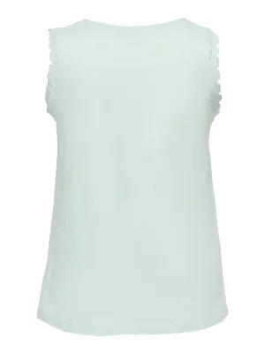 Only Carmakoma - Carlila v-neck top - starlight blue