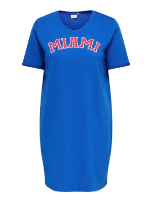Only Carmakoma - carrinna - jurk blauw