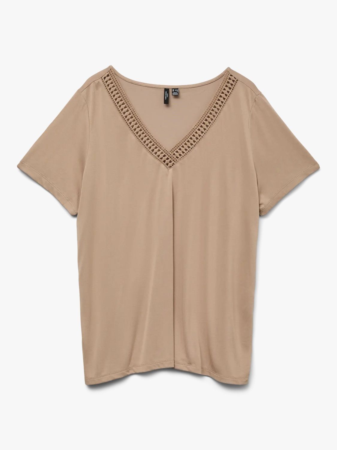 Vero Moda Curve - VMCSavannah - t-shirt silver mink
