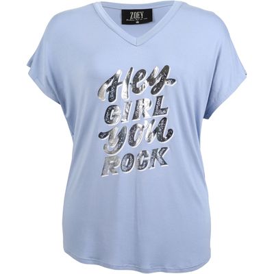 ZOEY - T-shirt sky blue