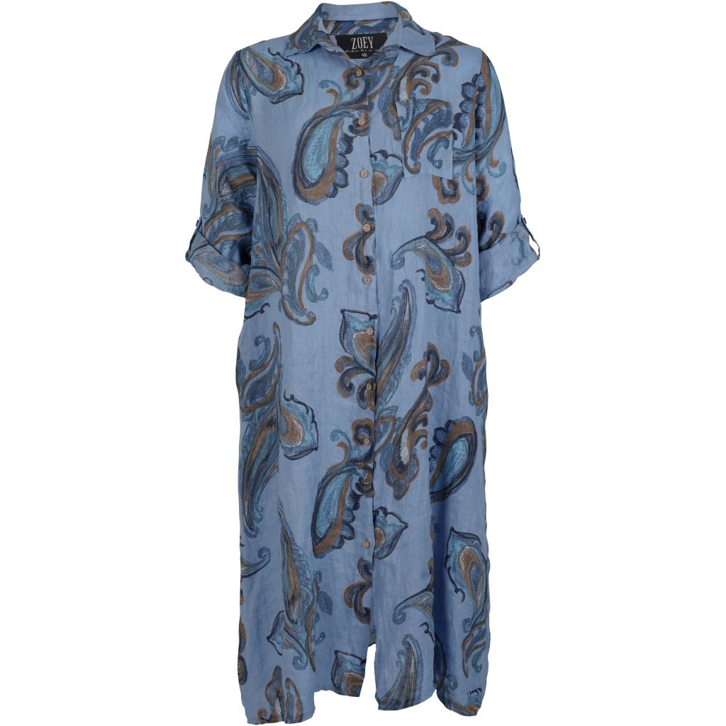 ZOEY - jurk blue mix