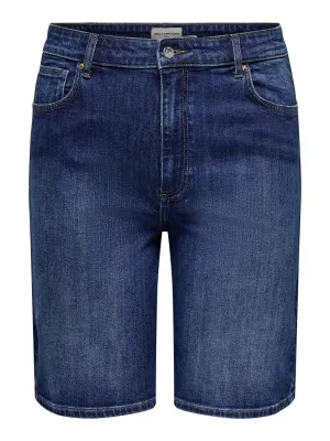 Only Carmakoma - Carsonny - wide short - donkerblauw