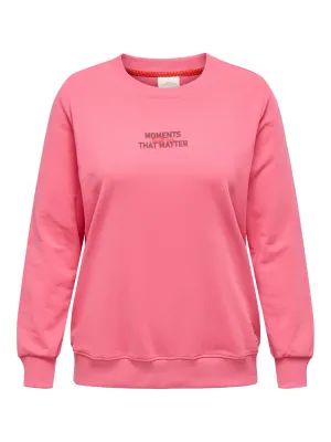 Only Carmakoma - Carpoppy - sweater - pink lemonade