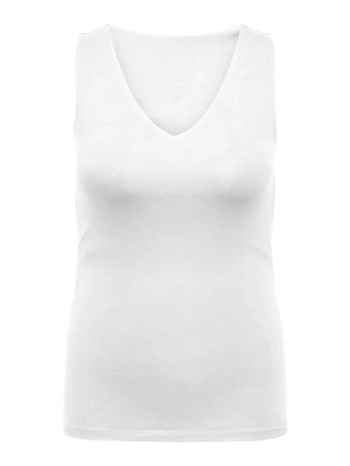Only Carmakoma - Cartime - reversible v-neck top - wit