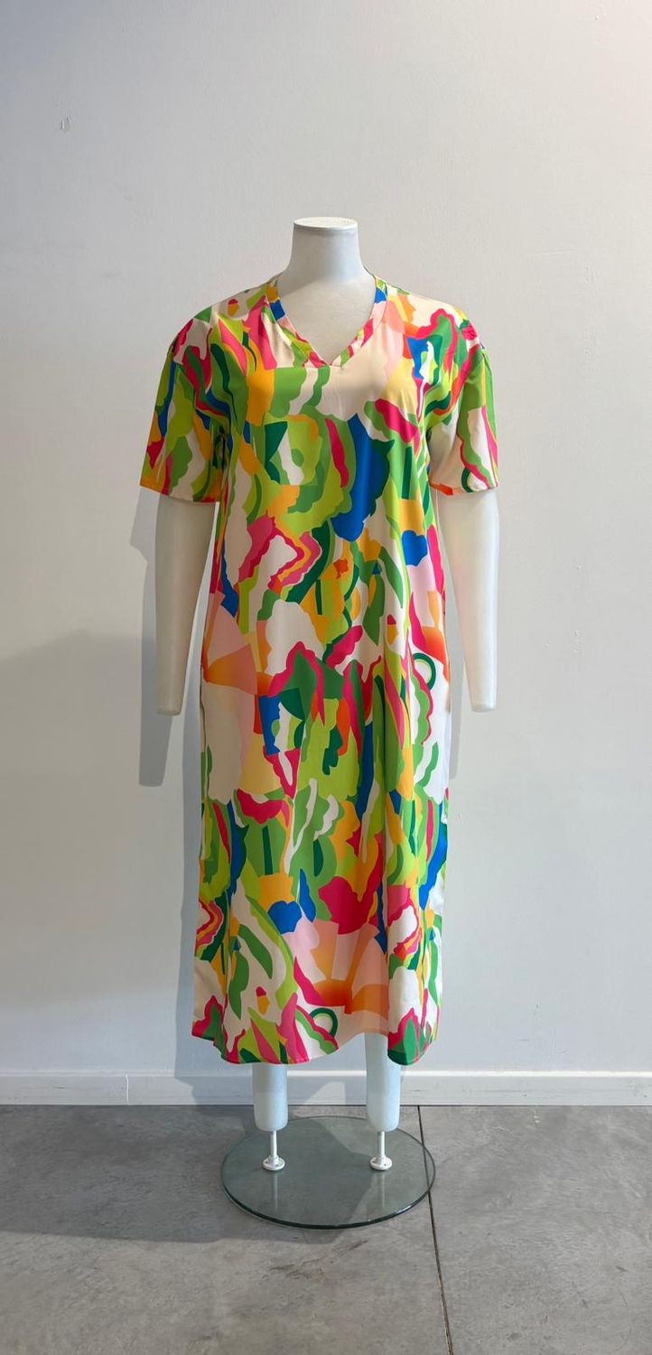 Grandiooz - Daisy - jurk - groen