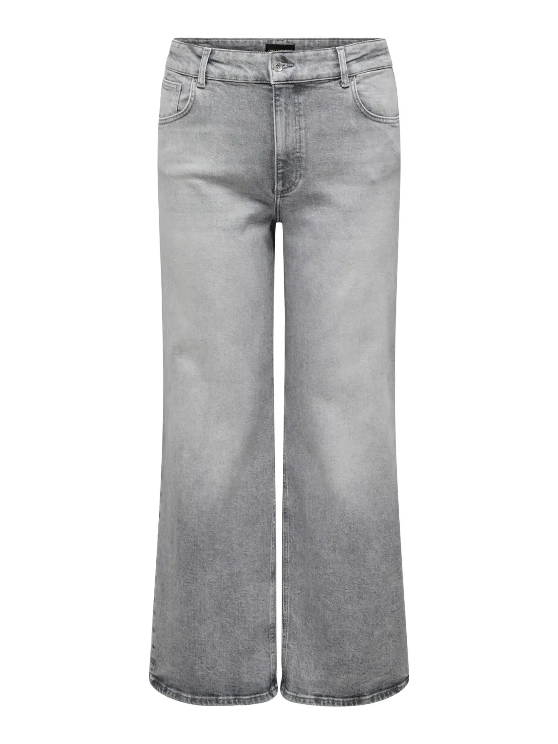 Only Carmakoma - Carjuicy - high waisted wide leg jeans - light grey