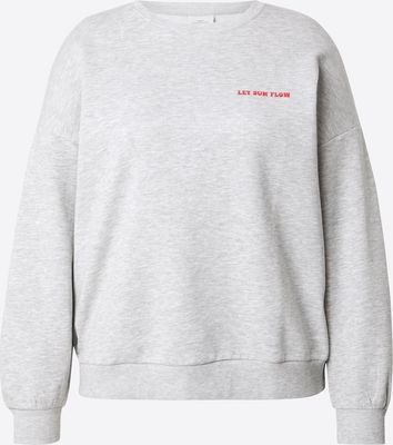 Only Carmakoma - Carlajulia - sweater - light grey &#39;let sun flow&#39;