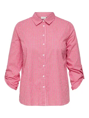 Only Carmakoma - Carheide - shirt met lange mouwen - lychee/cloud dancer