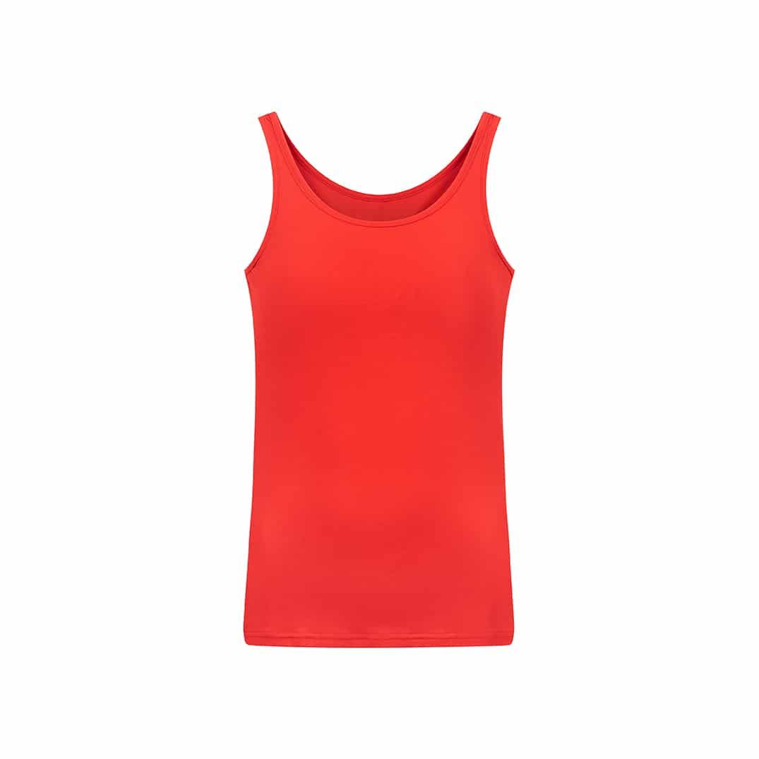 Upsa! - top zonder kant - rood