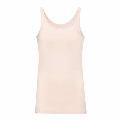 Upsa! - top zonder kant - beige