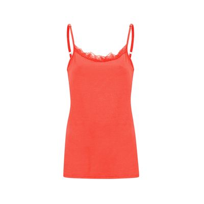 Upsa! - top met kant en verstelbare bandjes - rood