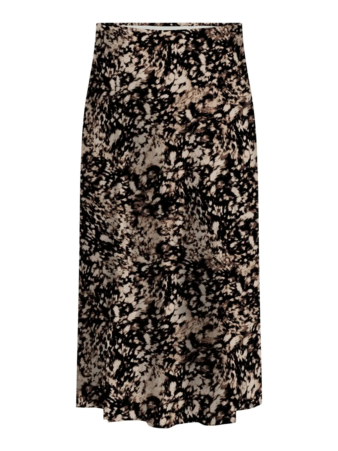 Only Carmakoma - Cardomina - satin calf rok - black + texana dots
