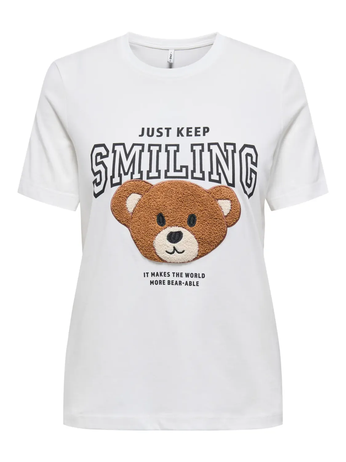 Only Carmakoma - Carteresa - t-shirt - cloud dancer/smiling