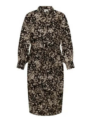 Only Carmakoma - Carfione - shirt dress - black/texana dots