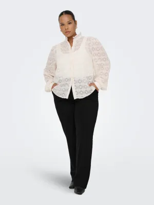 Only Carmakoma - Cargoldtrash - broek wide - zwart - lengte 32