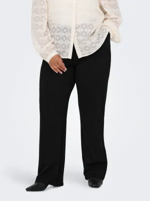 Only Carmakoma - Cargoldtrash - broek wide - zwart - lengte 32