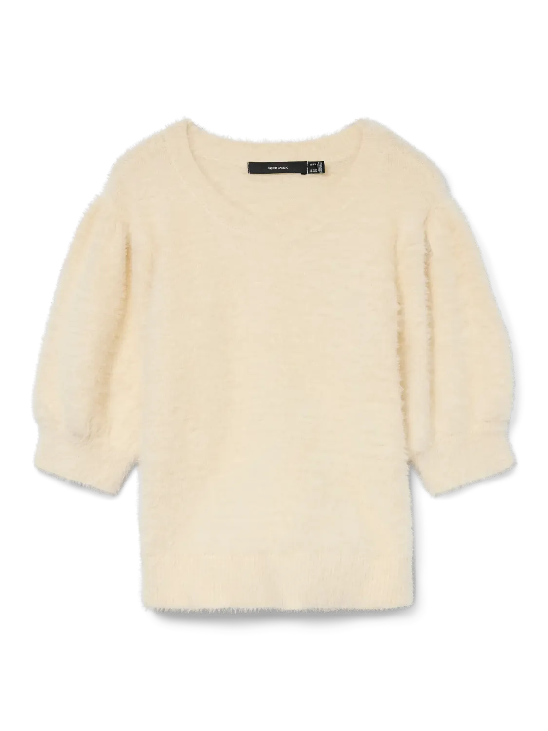 Vero Moda Curve - VMCAlina - pull met korte mouwen - birch