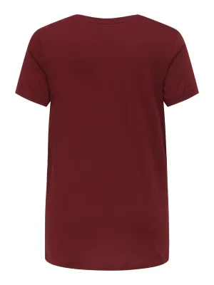 Only Carmakoma - Carkallie - t-shirt - cabernet