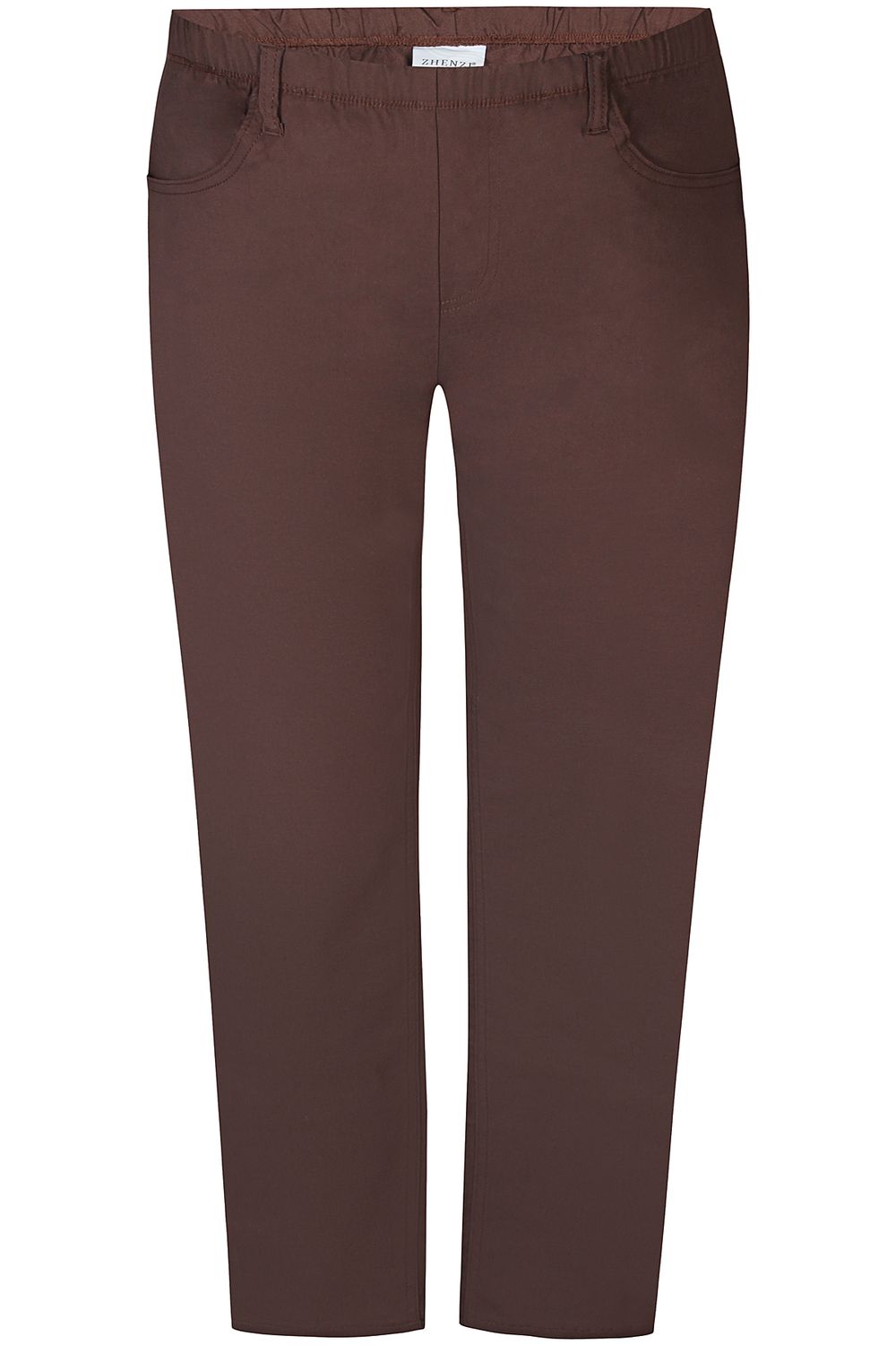 Zhenzi - Twist - lange broek - chocolade