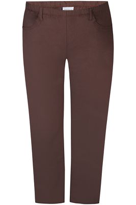 Zhenzi - Twist - lange broek - chocolade
