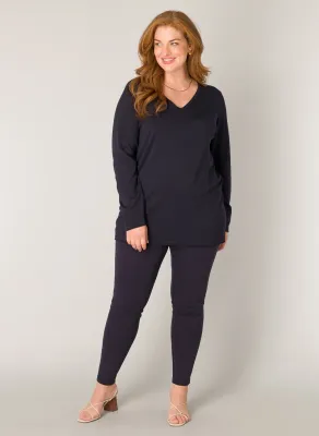 Base Level - Anine- pull - donkerblauw