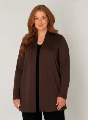 Base Level - Ayla- cardigan - bruin