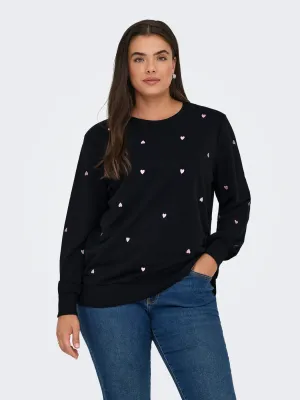 Only Carmakoma - Carmia - sweater - zwart