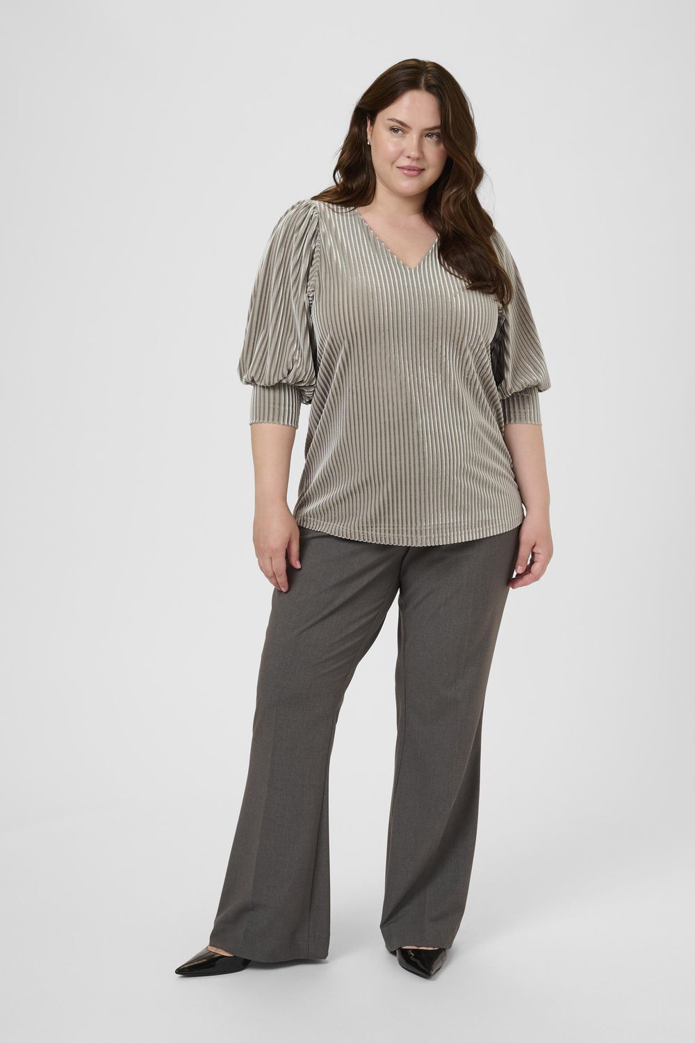 Kaffe Curve - KCCacanna - bloes - grijs