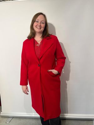 Curviss - mantel - rood