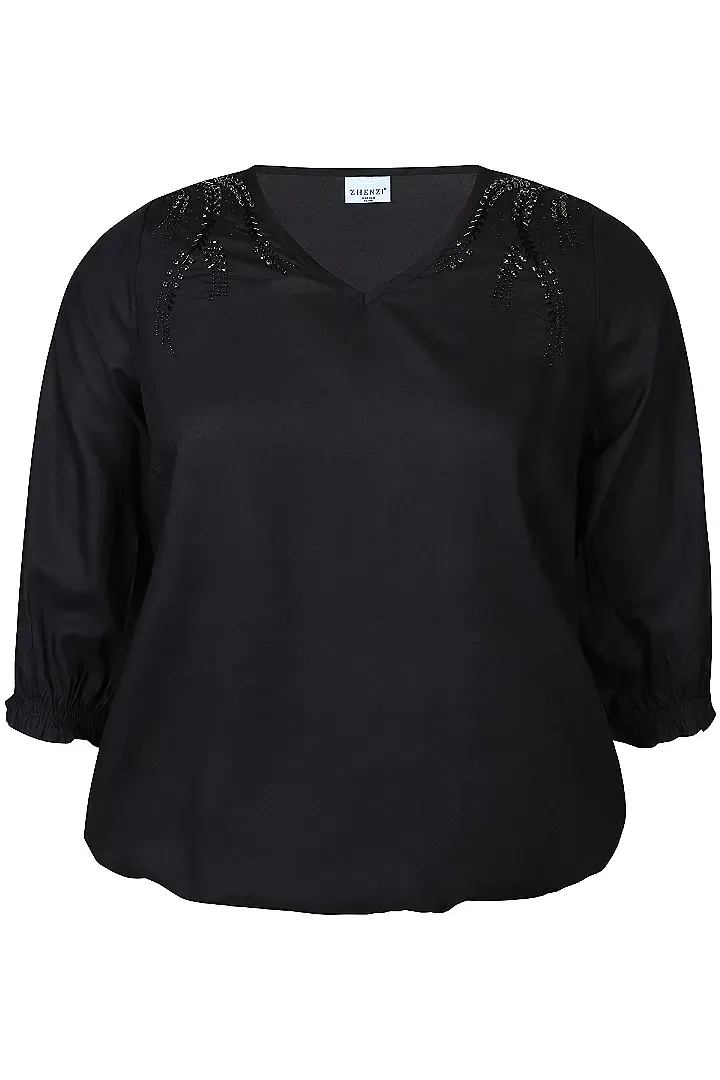 Zhenzi - Vada - bloes - zwart