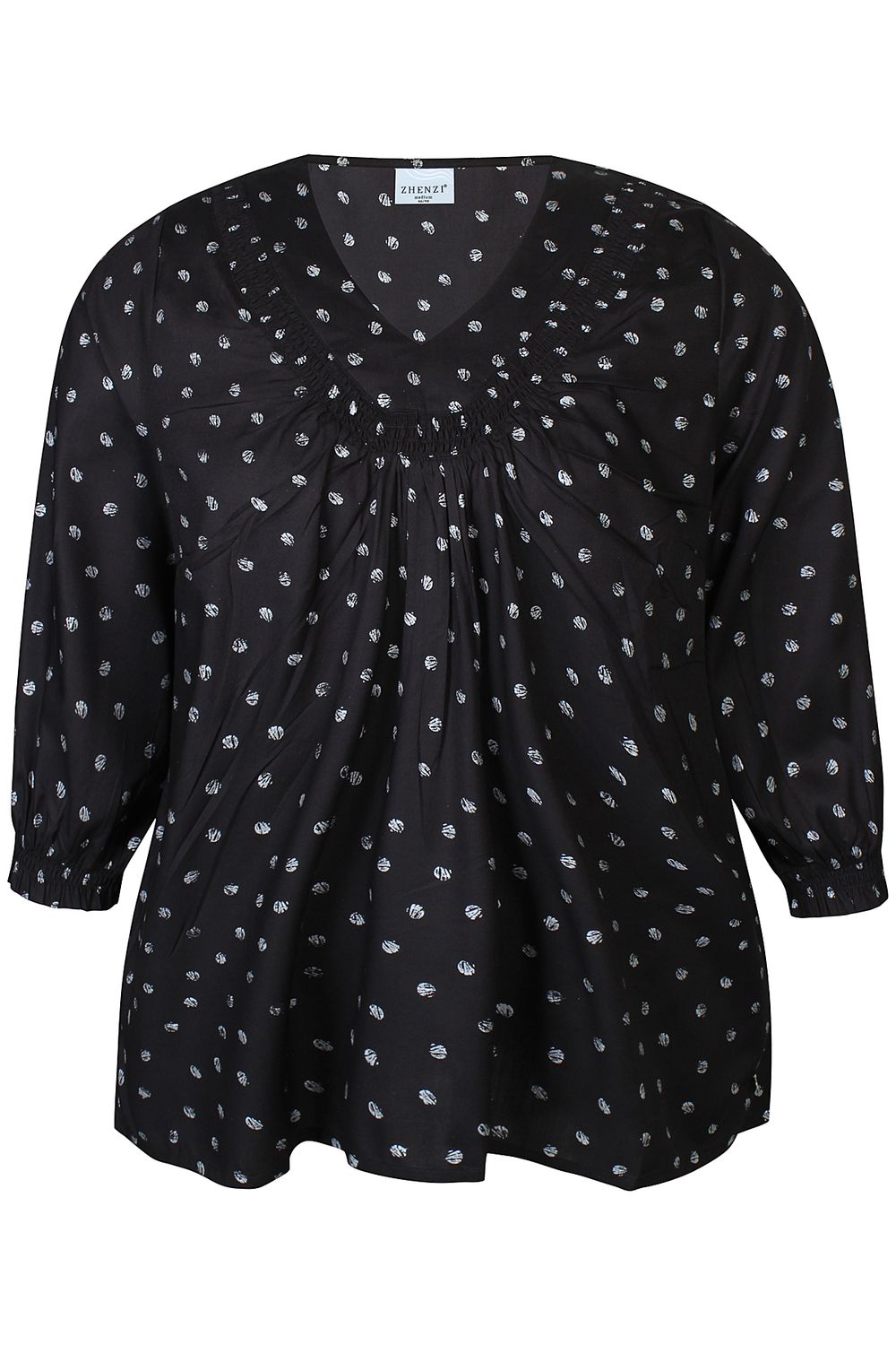 Zhenzi - Vela - bloes - zwart