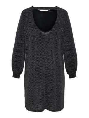 Only Carmakoma - CARcarol - jurk - glitter/zwart