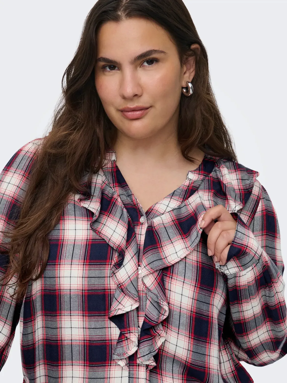 Only Carmakoma - Carhalle - blouse - evening blue/racing red