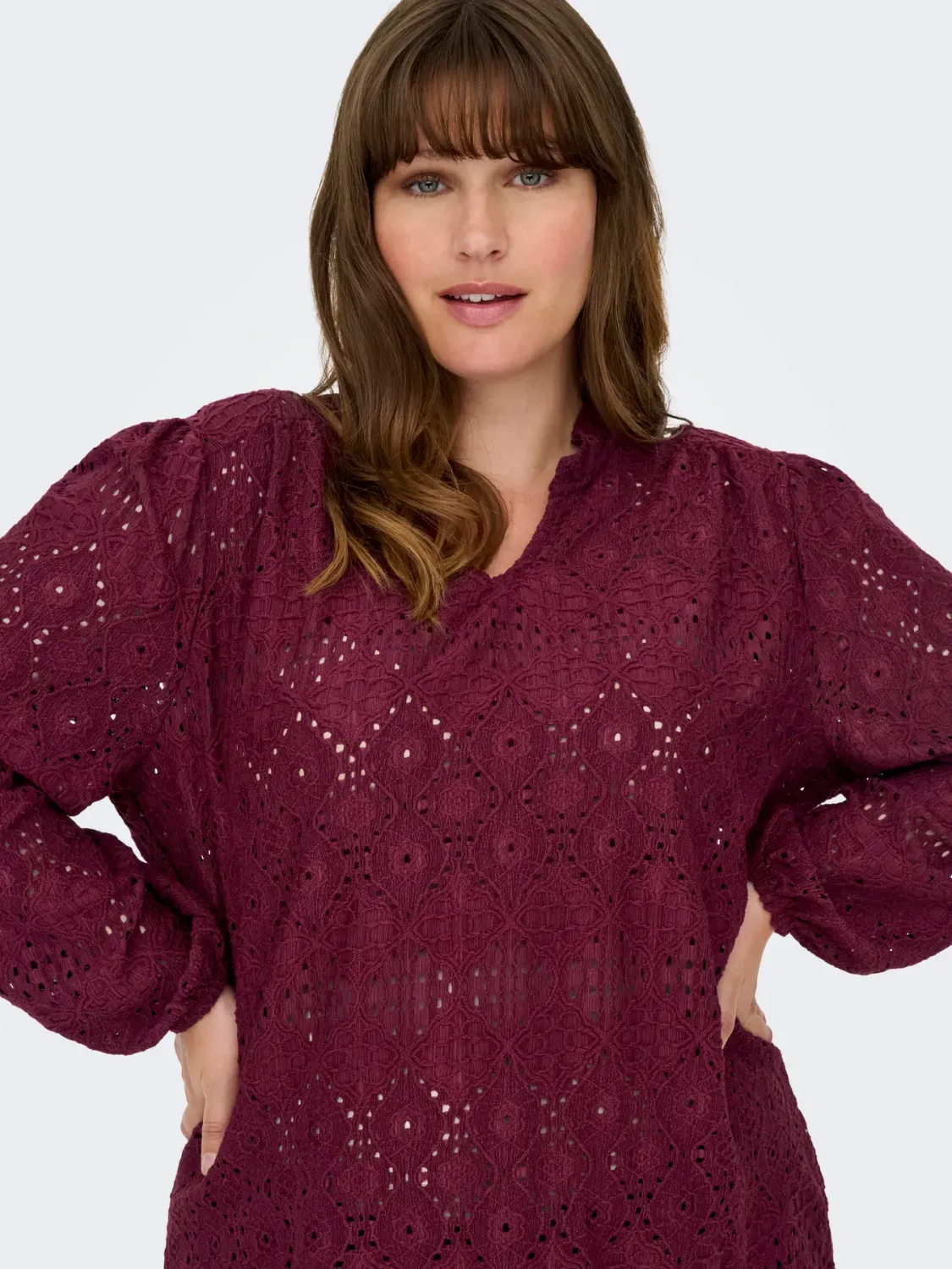 Only Carmakoma - Carluzia - blouse - bordeaux