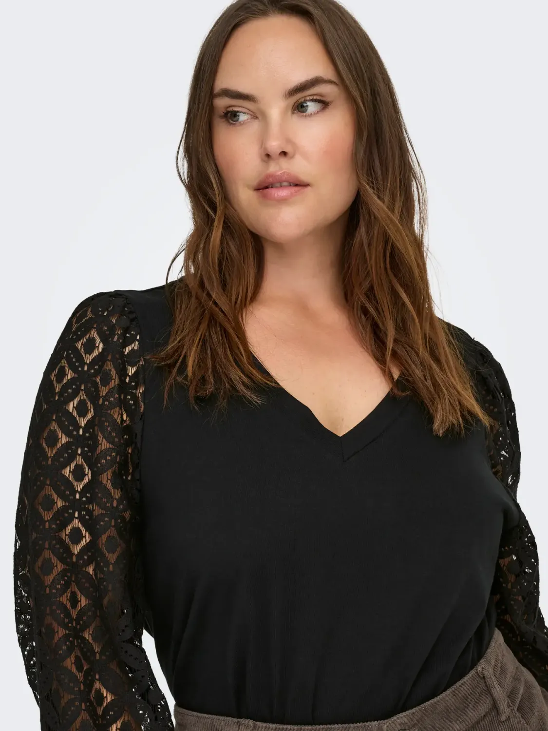 Only Carmakoma - Careffie - blouse - zwart