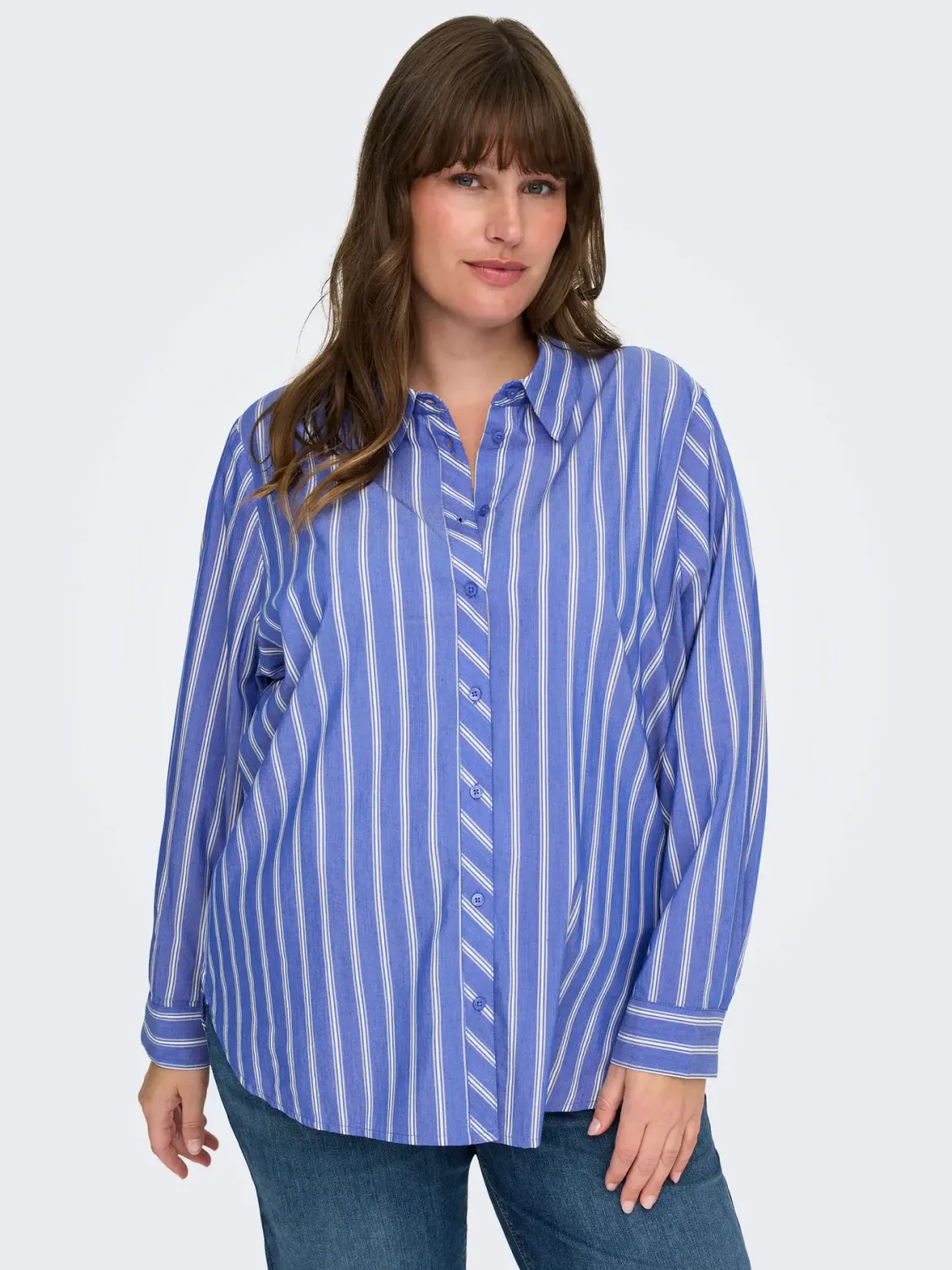 Only Carmakoma - Carliah - blouse - cloud dancer surf the web