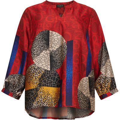 No. 1 by Ox - blouse met grafische print
