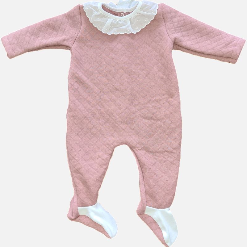 Dusky Pink Baby Onesie Jumpsuit